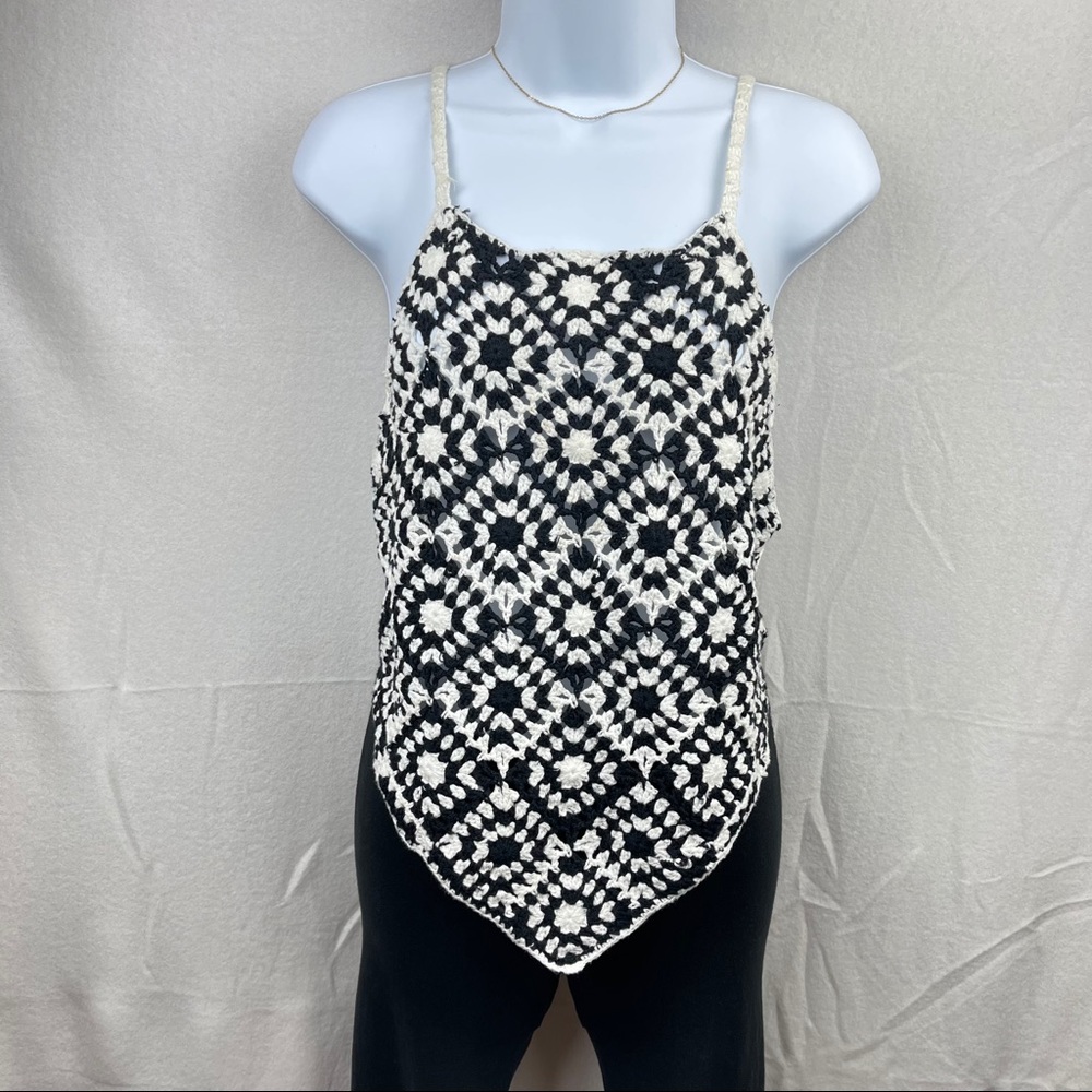American Eagle Crochet Tank Top Swimsuit Cover
